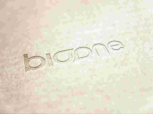 牛皮紙上的logo樣機(jī)素材