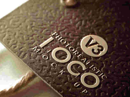 適合vip會員卡展示的logo樣機(jī)素材