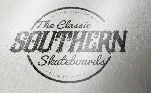 白卡紙背景的logo樣機psd素材