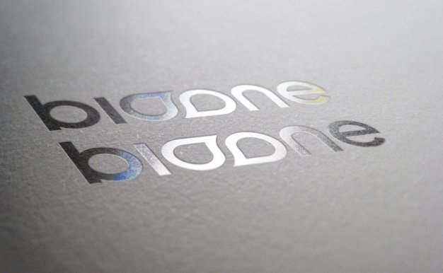 帶有鐳射效果的logo樣機(jī)素材