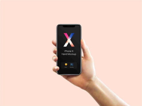 iPhoneX手機(jī)展示psd模型樣機(jī)