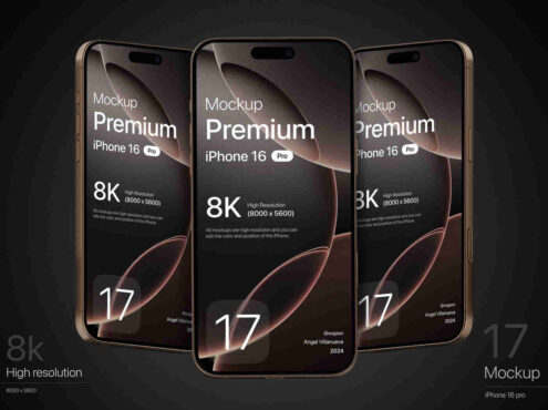 2024年蘋果16手機(jī)APP界面UI展示PS樣機(jī)，模板含fig格式，一共6.7個(gè)G的高品質(zhì)素材