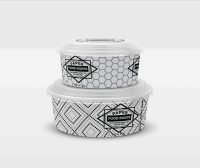 大小塑料碗外包裝設(shè)計(jì)ps樣機(jī)