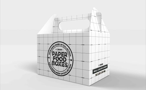 手提打包盒多角度展示ps樣機(jī)模型