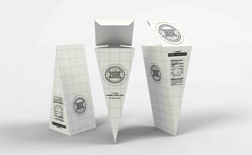 異形甜品筒包裝設(shè)計(jì)psd樣機(jī)素材